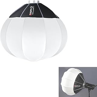 TRIOPO KQ-65 Lanterna Softbox Modificador de Luz 65cm de Liberação Rápida para Sokani X100 COLBOR Godox Aputure Bowens Mount Luz de Vídeo LED