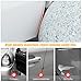 Car Door Edge Guards, 16Ft Clear U Shape No Glue Car Door Edge Protector, Chrome PVC Trim Molding Interior Strips, Automotive Door Entry Guard Protection Fit for Sedans Trucks SUV Boats (Transparent)