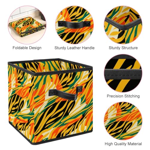 Boîte de rangement cube en tissu pour un dressing parfaitement rangé
