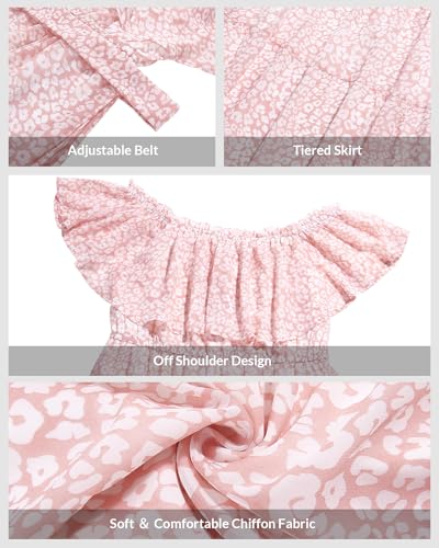 Image of Plus Size Chiffon Off The Shoulder Maxi Long Floral Summer Casual Beach Boho Sundress Women 2024