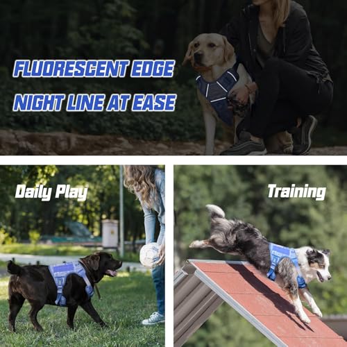 Image of AUROTH Tactical Dog Harness for Large Dogs, Heavy Duty No Pull Pet Vest