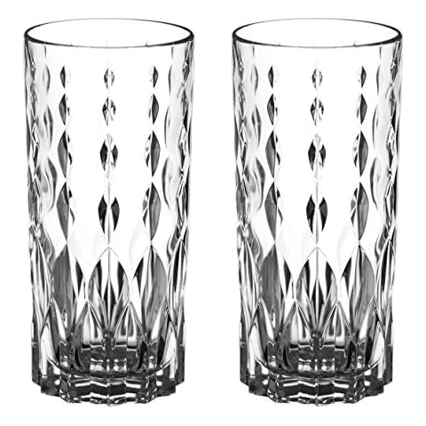 DIAMANTE Marbella Hi Ball Glass Set Cover