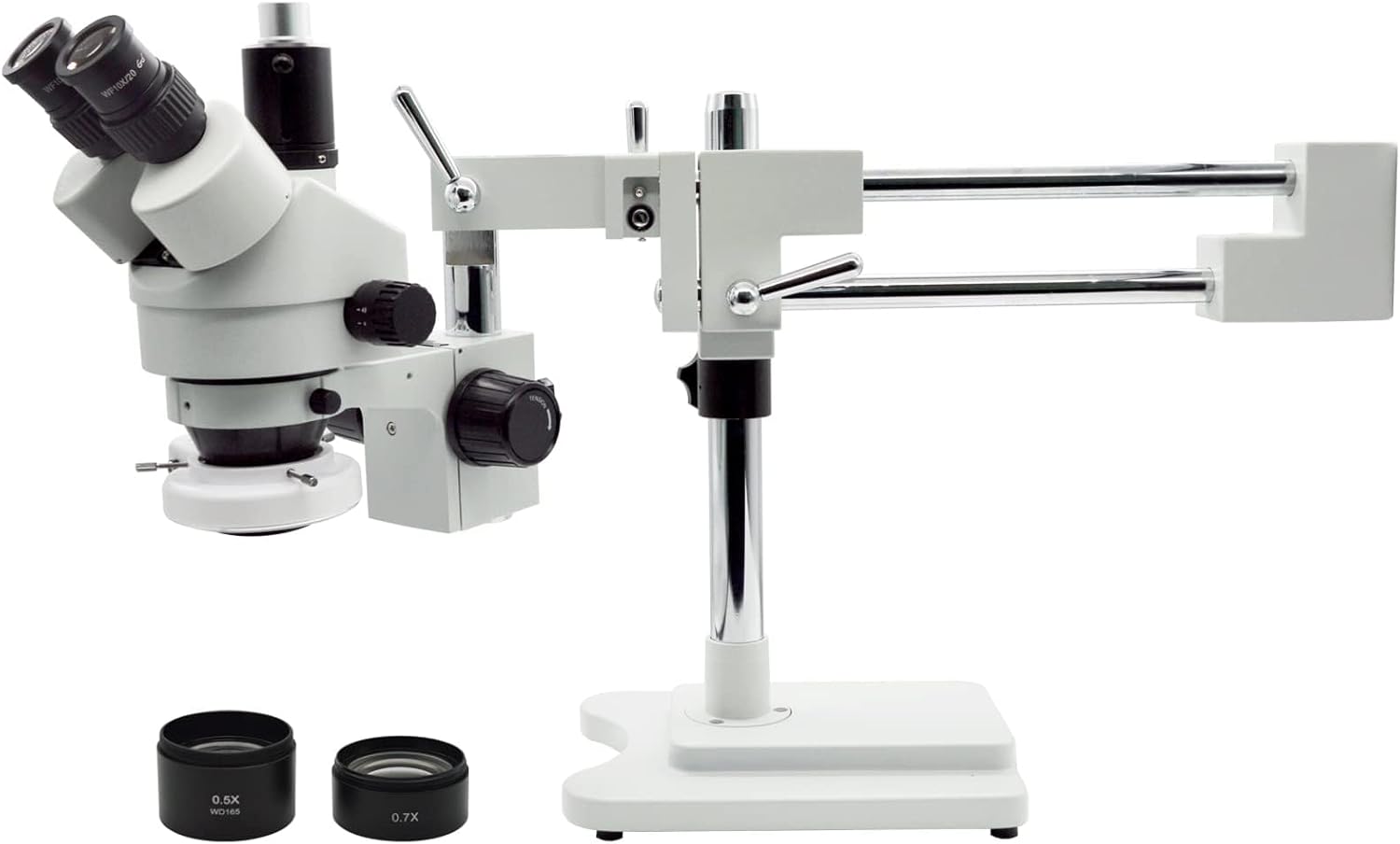 Professional Trinocular Stereo Zoom Microscope
