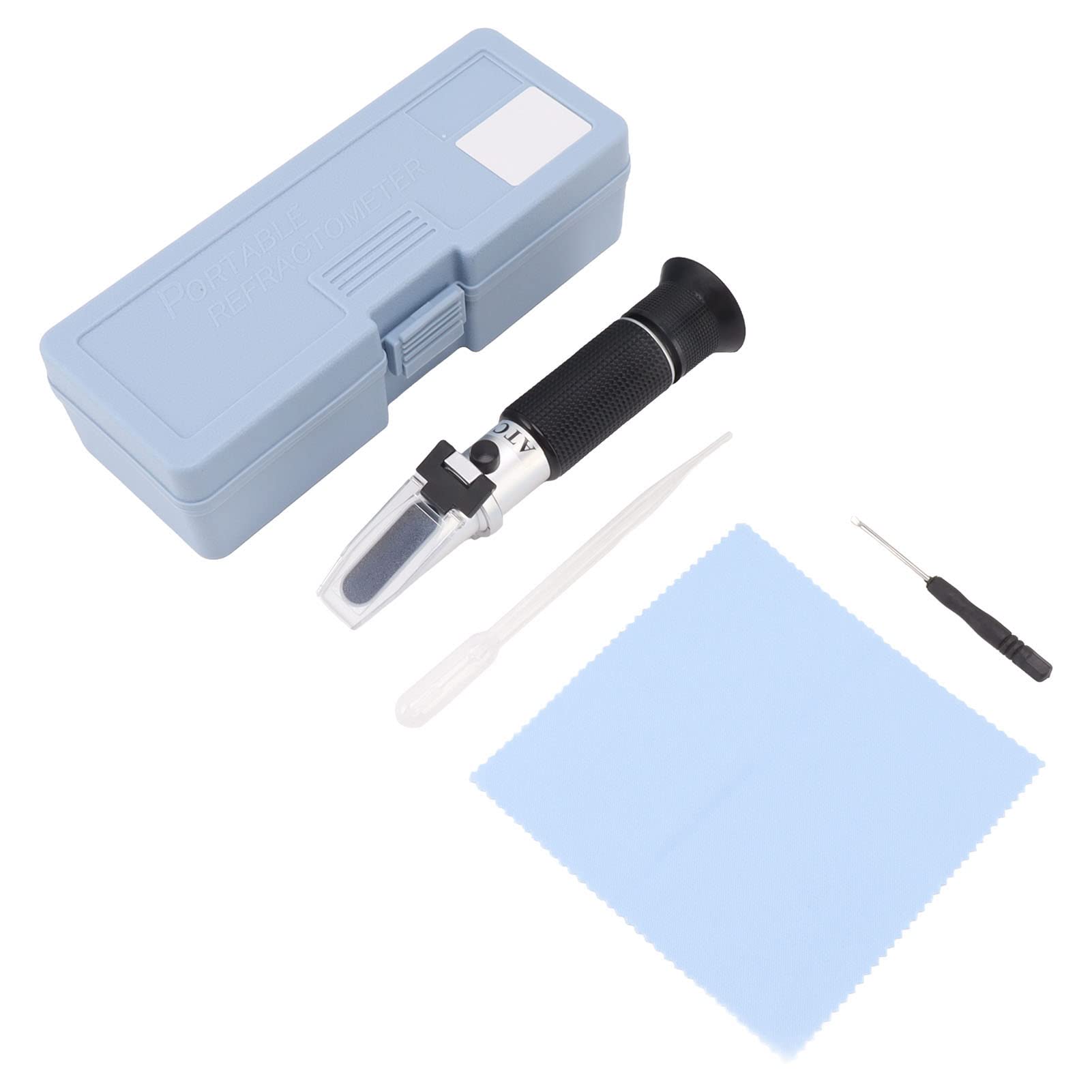 Refractómetro Brix, Medidor De Gravedad De Orina De Proteína De Suero Médico Portátil, Probador Para Diagnóstico, Enseñanza, Aplicaciones Veterinarias