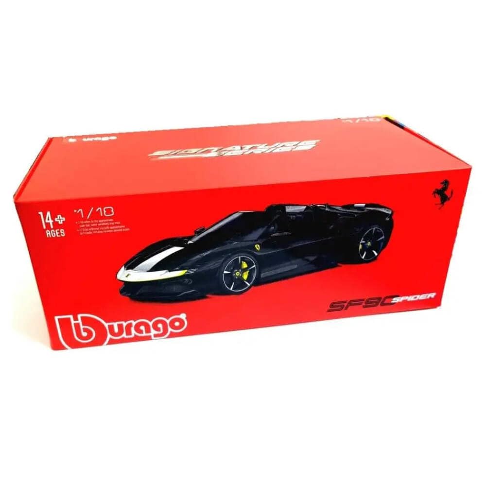 Bburago 1/18 フェラーリ SF90 スパイダー ブラック Bburago Burago signature 1/18 Ferrari SF90 Spider ASSETTO