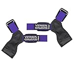 Versa Gripps Pro, Made in USA, Wrist Straps for Weightlifting Alternative, Best Training Accessory, XS, Purple