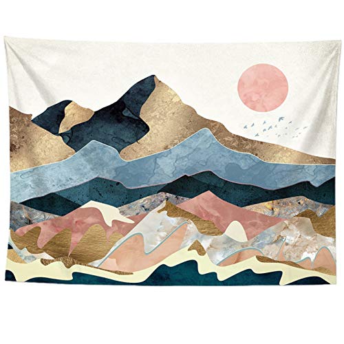 和風 タペストリー 壁掛け おしゃれ 壁飾り 山 鹿 インテリア ウォールアート 多機能 布ポスター 部屋飾り 熱帯植物 カラー おしゃれ壁掛け パーティー 多機能ファブリック装飾用品 150*230cm 装飾布 部屋 北欧風 壁 窓の装飾 カーテン