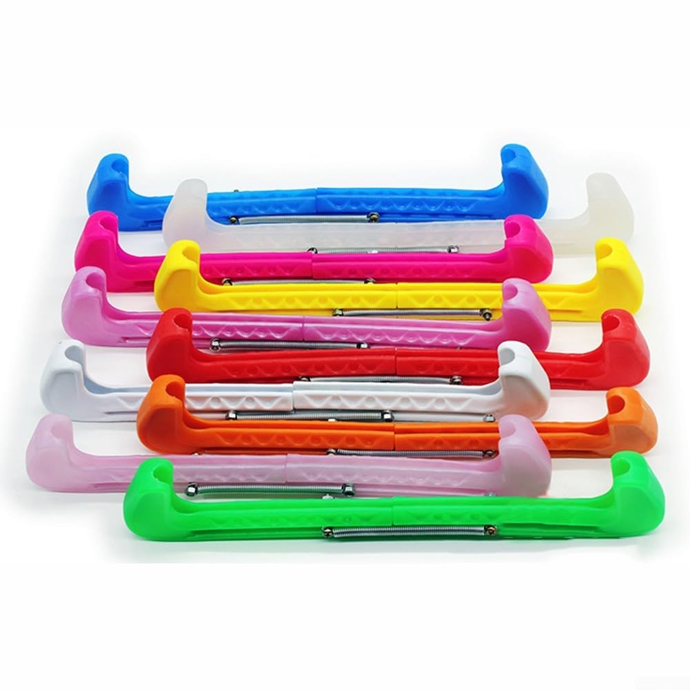 Zoegneer 1 Paire De Couvre-lames De Sport, Housse De Protection En Plastique Pour Patin Artistique, 31 Cm (rose