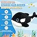 Imagen de Gisqis Orca Ballena Peluche Pequeño 28cm Ballena Peluches para Bebes Doudou Bebe Recien Nacido Peluche Animales Marinos Juguetes para NiñOs Cosas Bebes Recien Nacidos Niño