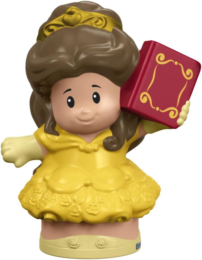 Replacement Part Little People Princess Playset DRH13 - Replacement Princess Belle Figure Holding a Story Book