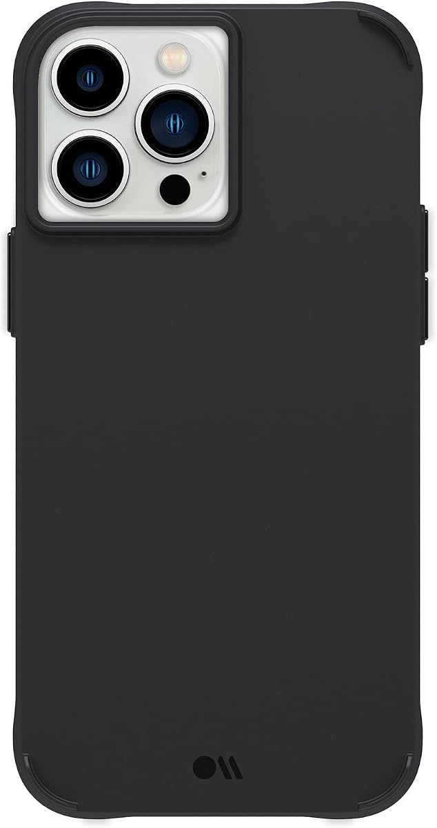 Case-Mate iPhone 13 Pro Max Case/iPhone 12 Pro Max Cover Black [10ft Drop Protection] [Wireless Charging Compatible] Tough Series Cover, Anti-Scratch, Shockproof