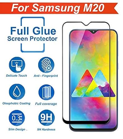 Fashionista Full Glue Samsung Galaxy M Full Coverage 5d Tempered Glass Full Edge To Edge 5d Screen Protector For Samsung Galaxy M Black Pack Of 1 Amazon In Electronics