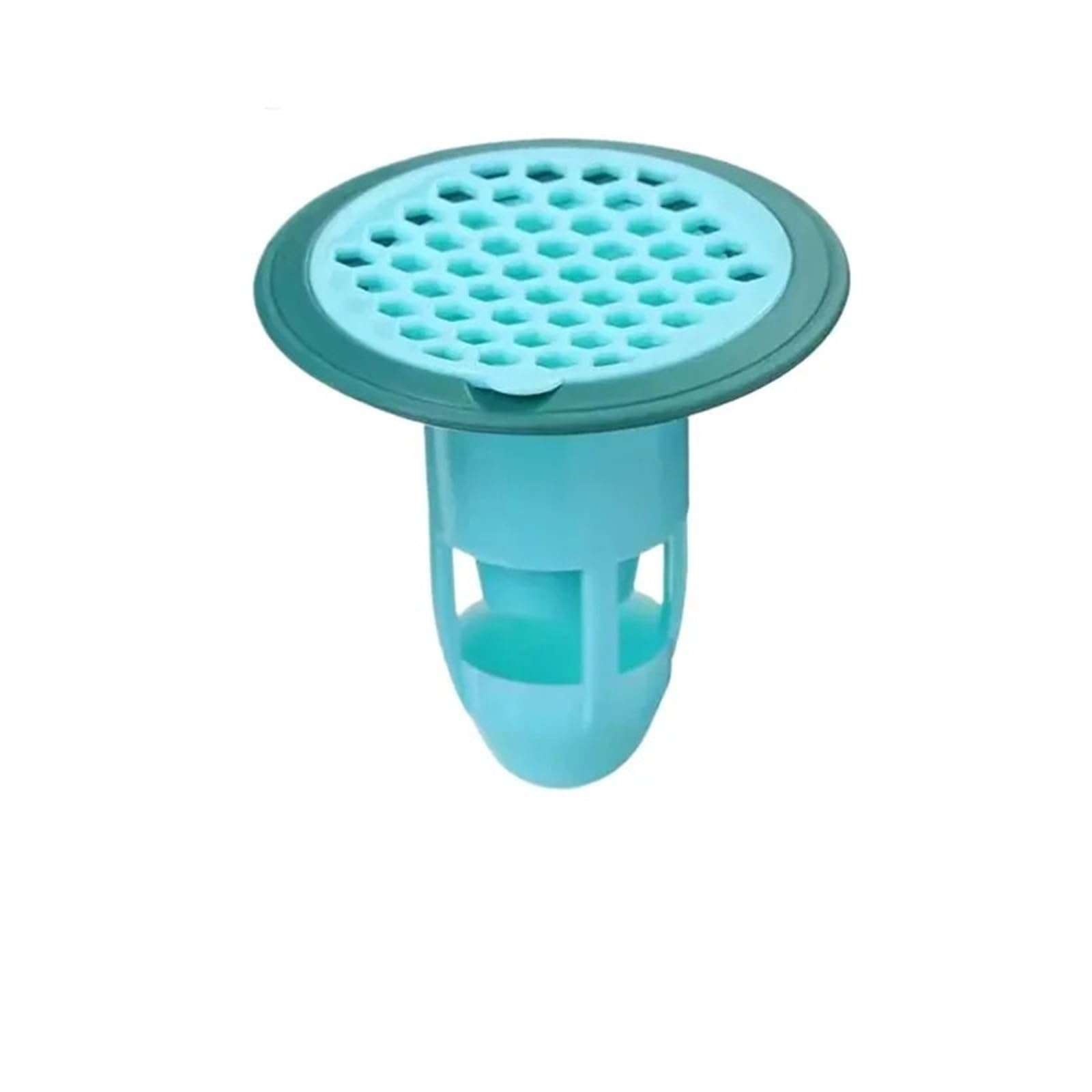 Hower Floor Drain Core 1-10Pcs Silicone Drain Strainer, Anti-Odor Filter(Green-1PC)