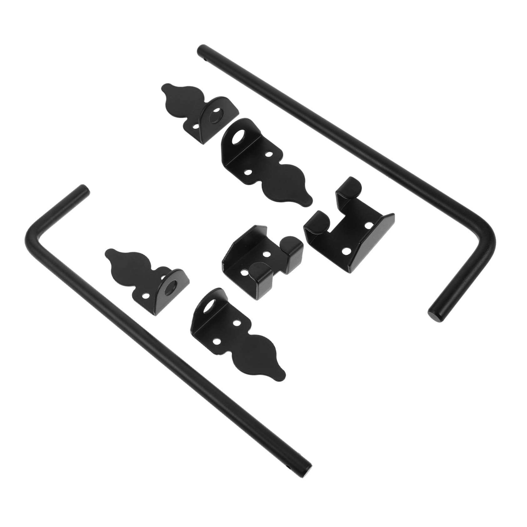 Boulon de Canne Robuste 12 Pouces pour Portail, Lot de 2