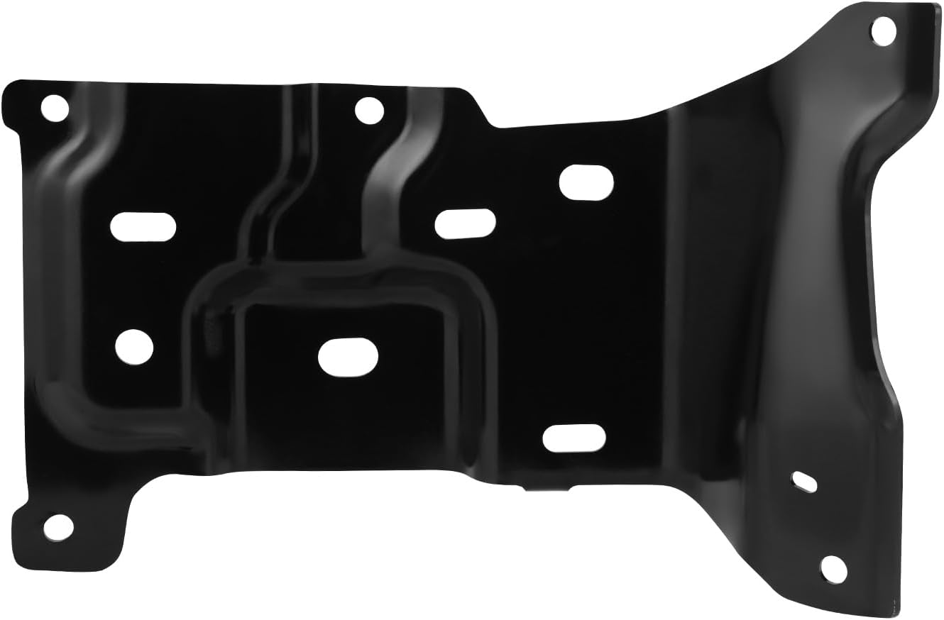 Auto Dynasty FO1067198 Front Bumper Cover Support Bracket Compatible with Ford F-150 2018-2020, Passenger Right Side, Polished Black