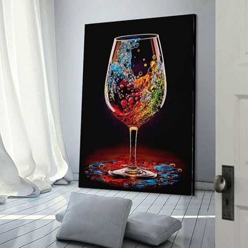 Tableau mural Colorful Cocktail 16x24inch pour raviver un mur blanc vide