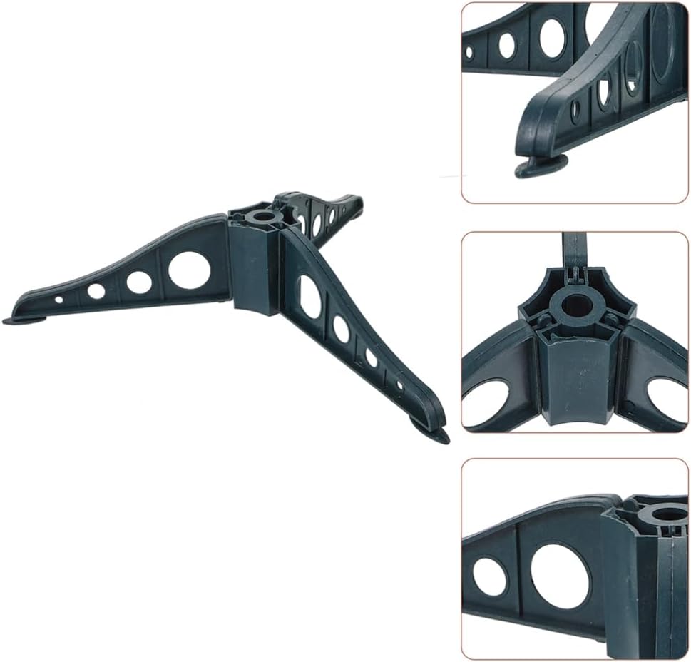 Ciieeo 4pcs Christmas Tree Base Holder Sturdy Artificial Xmas Tree Stand Material Removable Easy Installation for Holiday Decorations