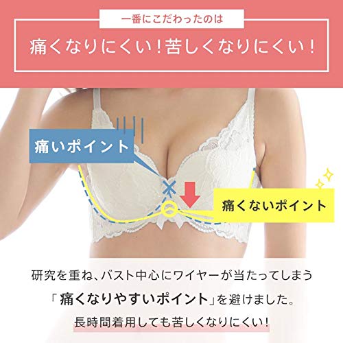 aimerfeel（エメフィール）『カシュクールレース脇高ブラ』