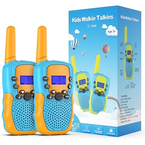 Selieve Toys for 3-12 Year Old Boys Girls, Walkie Talkies for Kids 22 Channels 2 Way Radio Toy with Backlit LCD Flashlight, 3 Miles Range for Outside, Camping, Hiking Cover