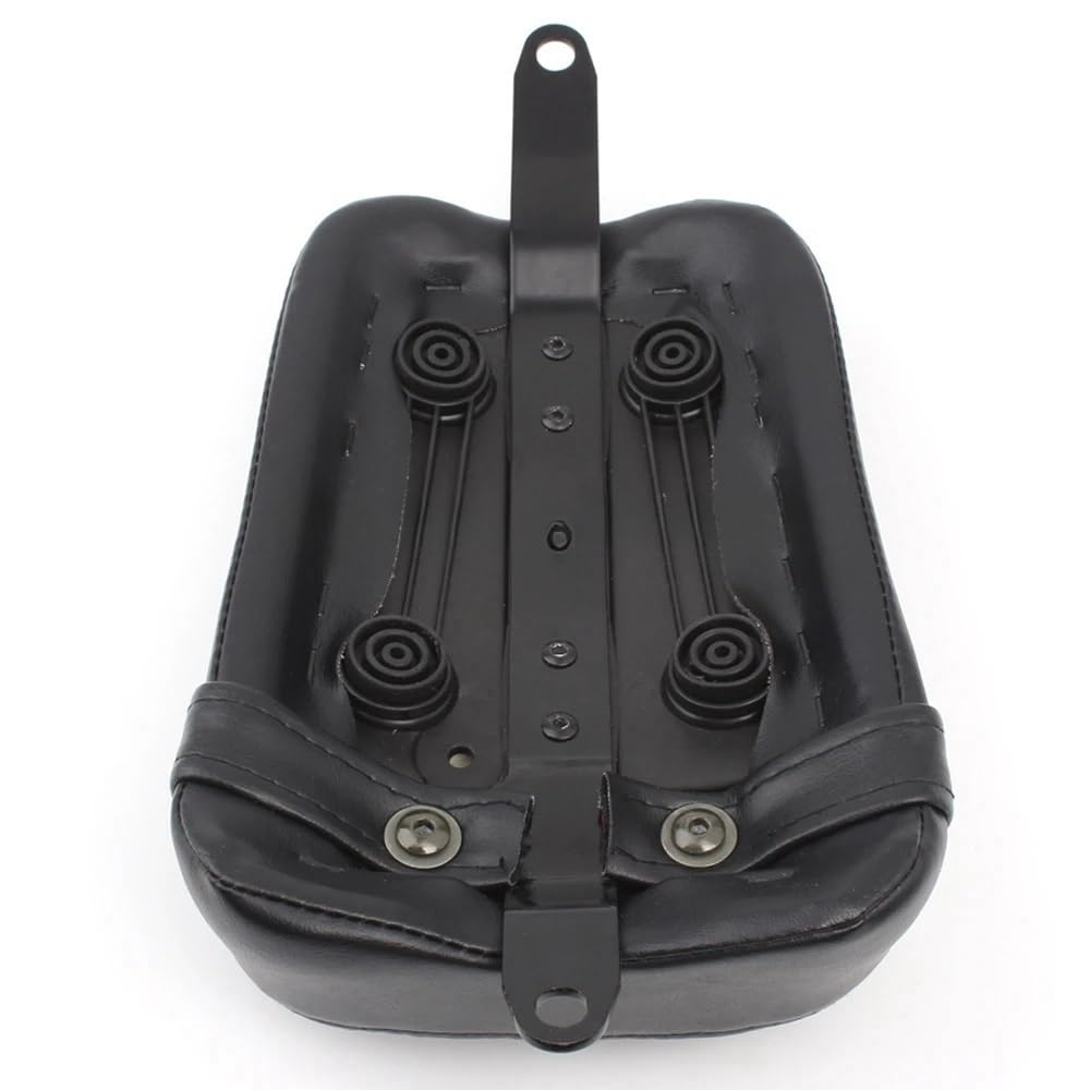 Coprisella per Moto Moto Nero Sedile Posteriore Sedile del Passeggero Cuscino del Passeggero W/Vite Dado Per Ha&rley 18-Up Per Softail Slim FLSL Street Bob FXBB Rivestimento Sella Moto