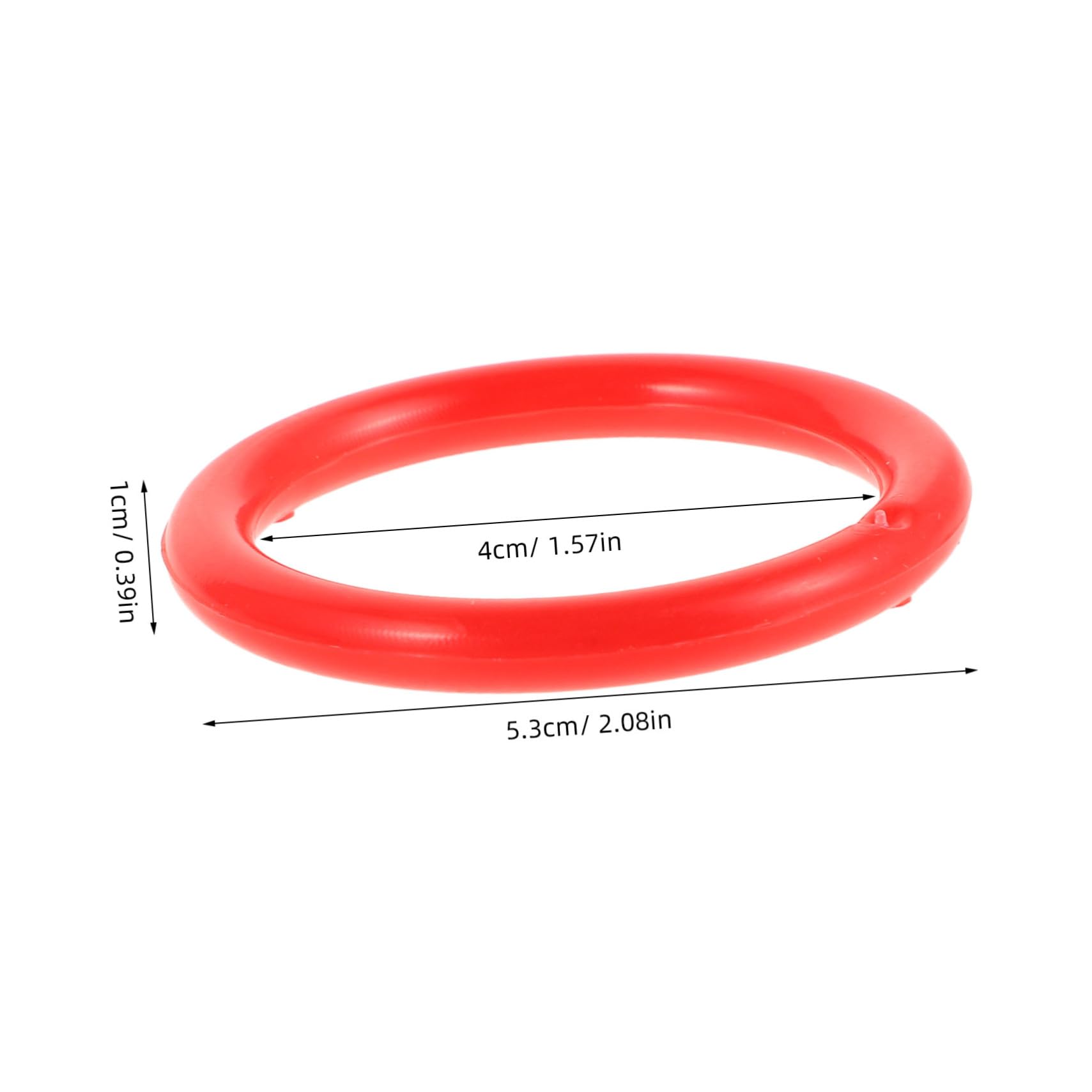 VICASKY 60pcs Mini Carnival Toss Rings Bright Color Plastic Rings for Fun Party Games for Team Building and Outdoor Activities Reusable Lightweight Design