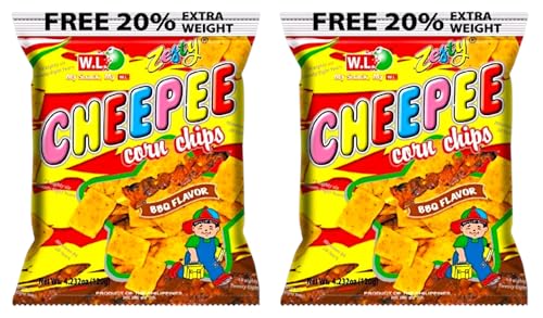 CHEEPEE CORN CHIPS BBQ 120g - �`�[�s�[ �R�[���`�b�v�X �o�[�x�L���[�� (2pc)