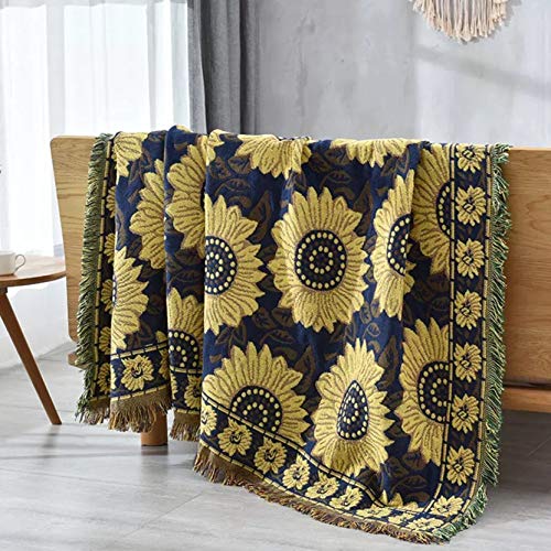 ARJUMAND｜マルチカバー　タペストリー　※H.P.DECOで購入 Amazon｜マルチカバー 220*260cm 長方形 ソファーカバー ブルー