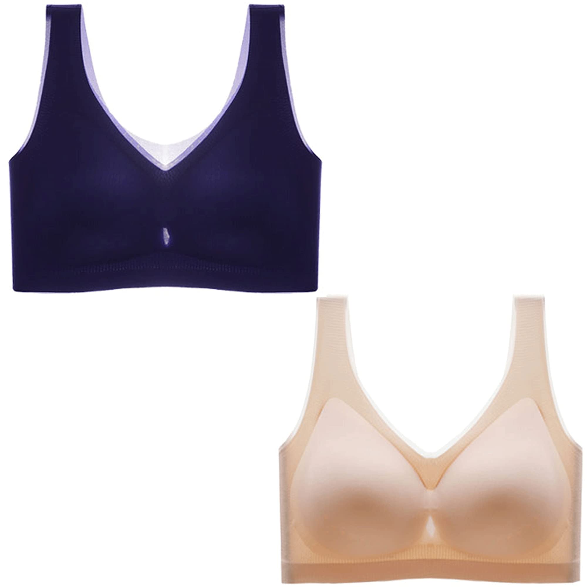 Soutien-gorge d'allaitement sans armatures anti-compression grande taille 5XL