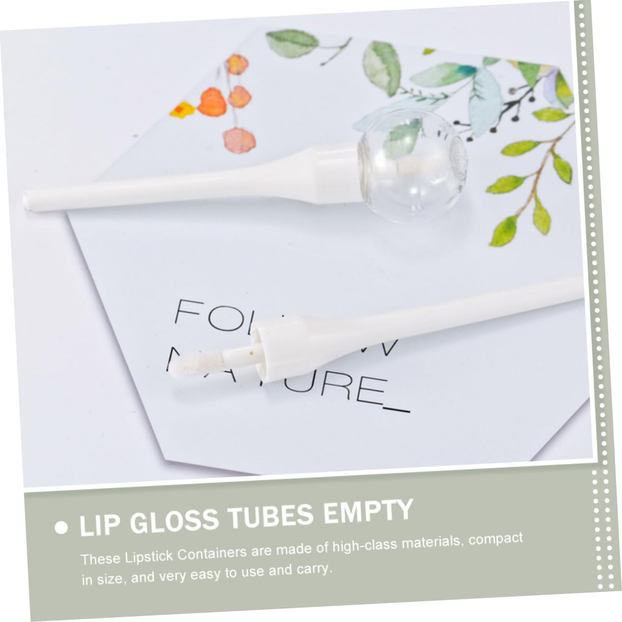 Healeved 75stücke Lipgloss-röhrchen Mit Leere Lippenstift-behälter Für Kosmetik Für Lippenpflege Und Lippenstiftproben - Stabil Und Tragbar