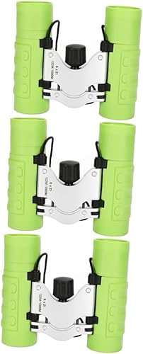 Totority Binoculares para niños de 3 piezas, binoculares de exploración de la naturaleza, binoculares para niños pequeños, binoculares de alto