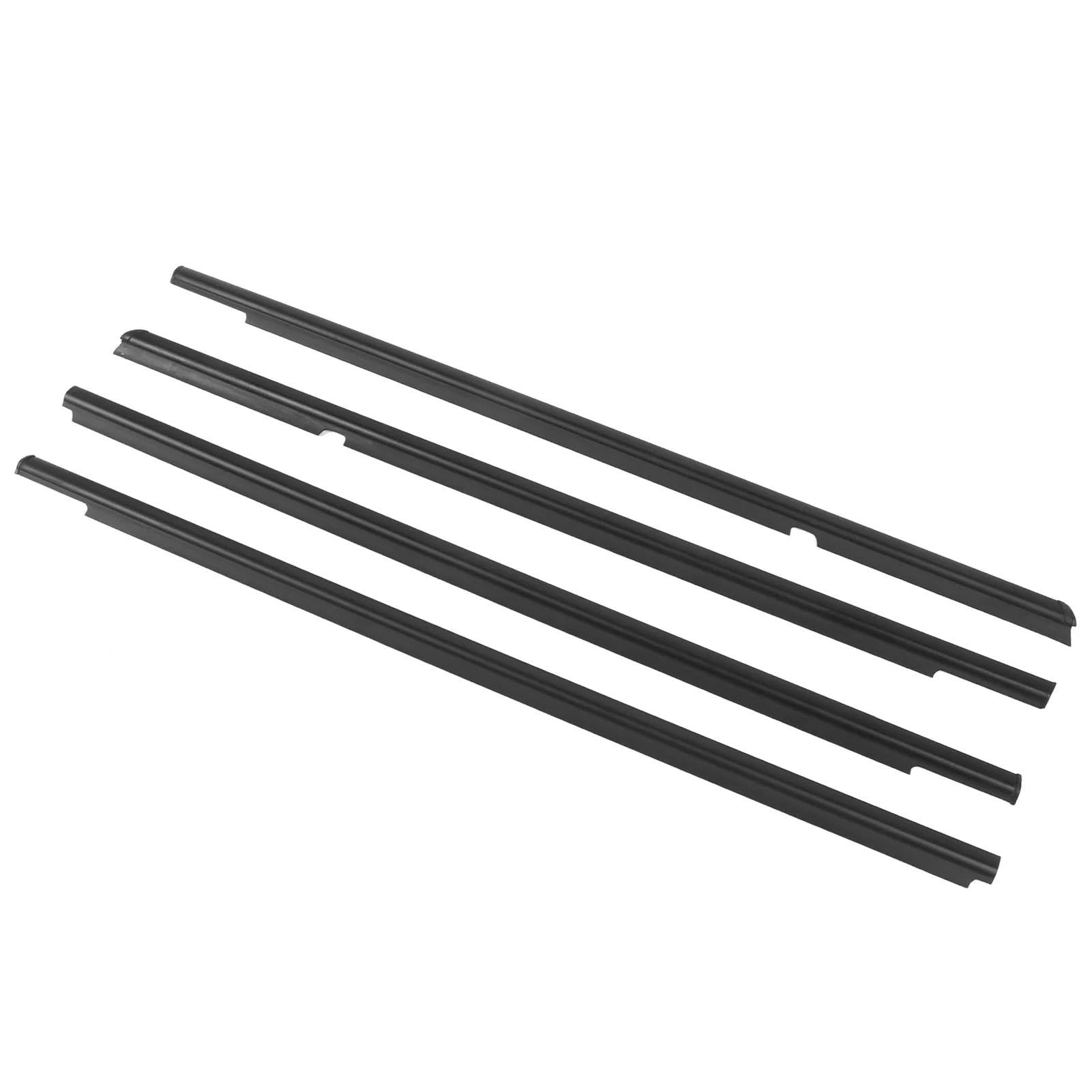 4pcs Car Weatherstrip Door Seal Belt 5727A005 Front Rear Window Moulding Trim for Mitsubishi for Lancer 2008-2017 Compartment