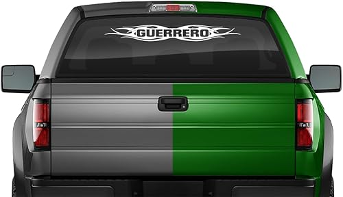 Sticky Creations Guerrero MX Mexico Decal Sticker Windshield Window Vinyl Graphic Banner Rear Back Car Truck SUV Vehicle Estado Calcomanía Troca
