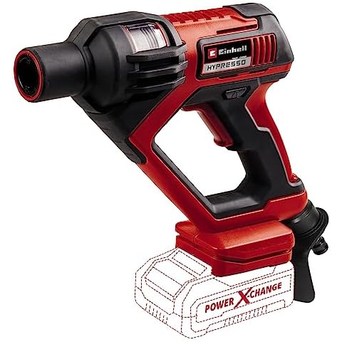 Einhell Cordless Pressure Washer Gun with Foam Sprayer Cover