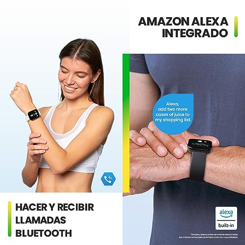 Miniatura 7 de Amazfit Bip 5 Reloj Inteligente 46 mm, Pantalla Grande de 1,91", Llamadas Bluetooth, Alexa integrada, GPS, batería de hasta 10 días, Smartwatch para Hombre y Mujer