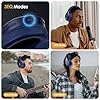 Siindoo JH-923 trådlösa hörlurar över örat, 65H speltid, 3EQ ljudlägen, Hi-Res ljud med djup basmikrofon, vikbara lätta Bluetooth-hörlurar för resor/kontor/mobiltelefon/PC (blå) #4
