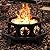 SUNOUTLY 43 inch Fire Pit, Outdoor Fire Pits with Cooking Grill, Wood Burning Fire Pits for Outside, Octagonal Heavy Duty Large Firepit with Poker for Bonfire, Backyard, Camping, Patio, Picnic
