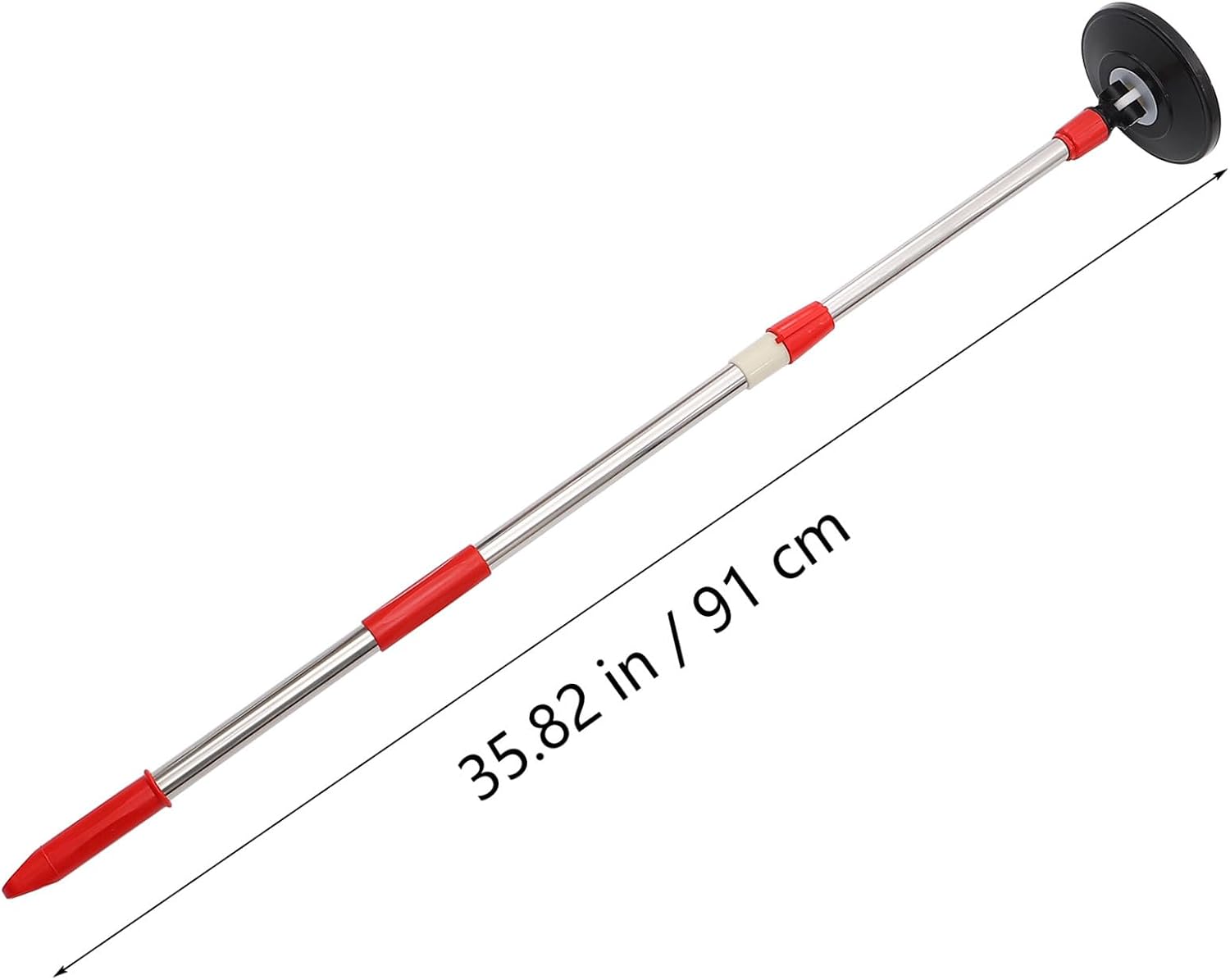 Holibanna Stainless Steel Mop Rod Replacement Pole for Commercial Pole Hardwood Floor Dust