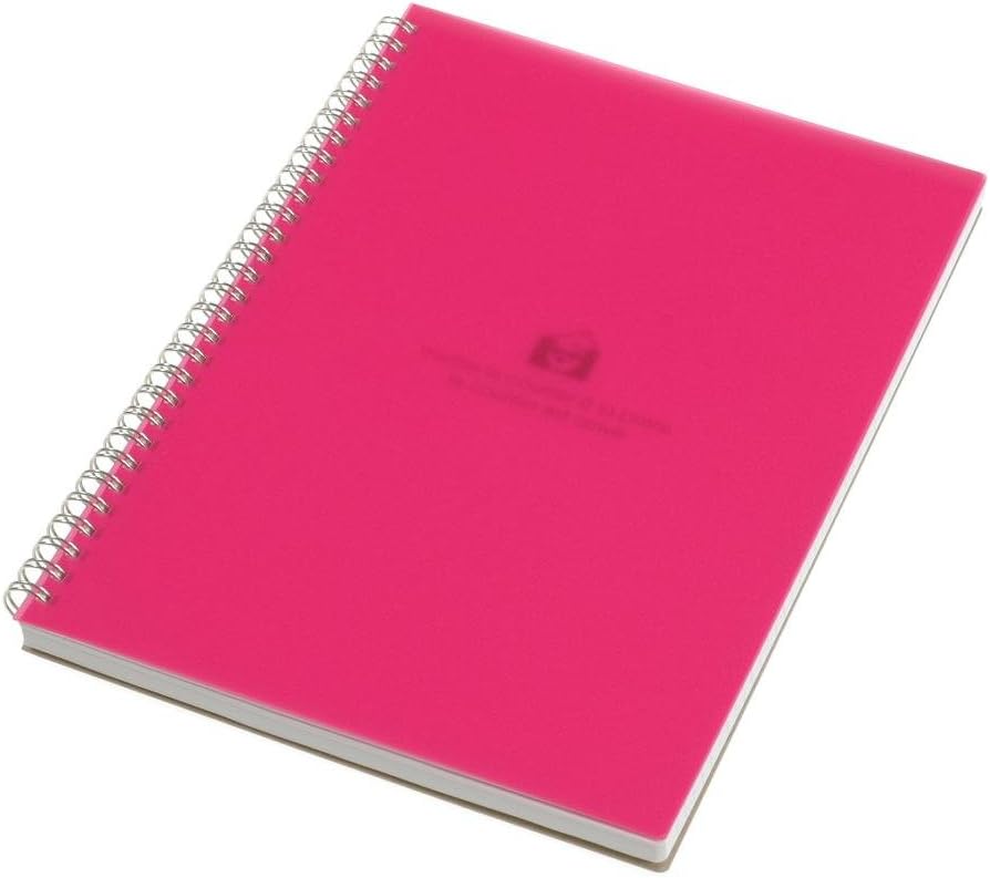 Etrangerdicostarica Double Ring Notebook TRANSPARENCY Pink B5 100sheet