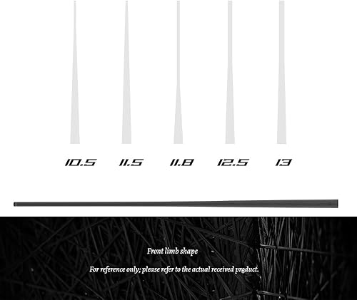 Miniatura 7 de BIZU Taco de Billar de Fibra de Carbono de 29" 12.5mm - Eje Único con Junta de Acero 21.4-21.5mm, Accesorios de Taco de Billar de Baja Deflexión