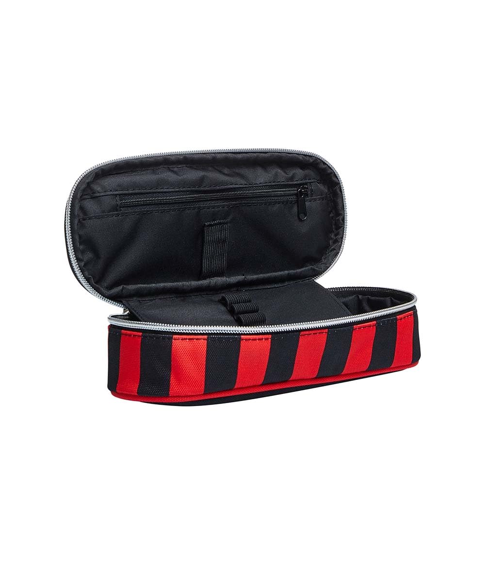 Seven Milan, Unisex Oval Pen Bag with Elastic Pencil Holders - Children, Black, One Size, standard size - Image 3