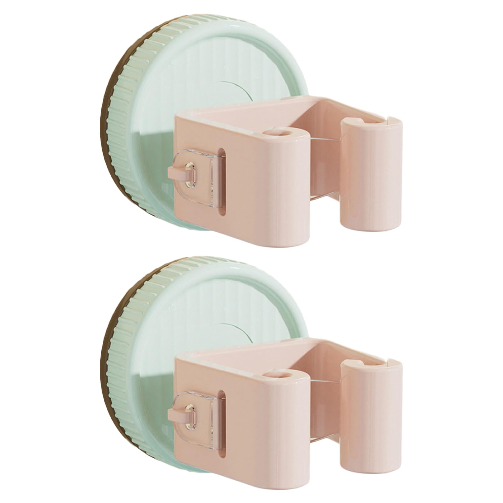 Tsophreniq 2Pcs Suction Mop Mop Holders Heavy Duty Wall Mount Cleaning Utensil Organiser Brackets for Kitchen Laundry or Bathroom Multi Purpose Holder