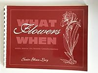 What flowers when: With hints on home landscaping 0964516225 Book Cover