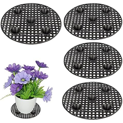 Stormshopping 4 Pcs Heavy Duty Plant Stands Cover