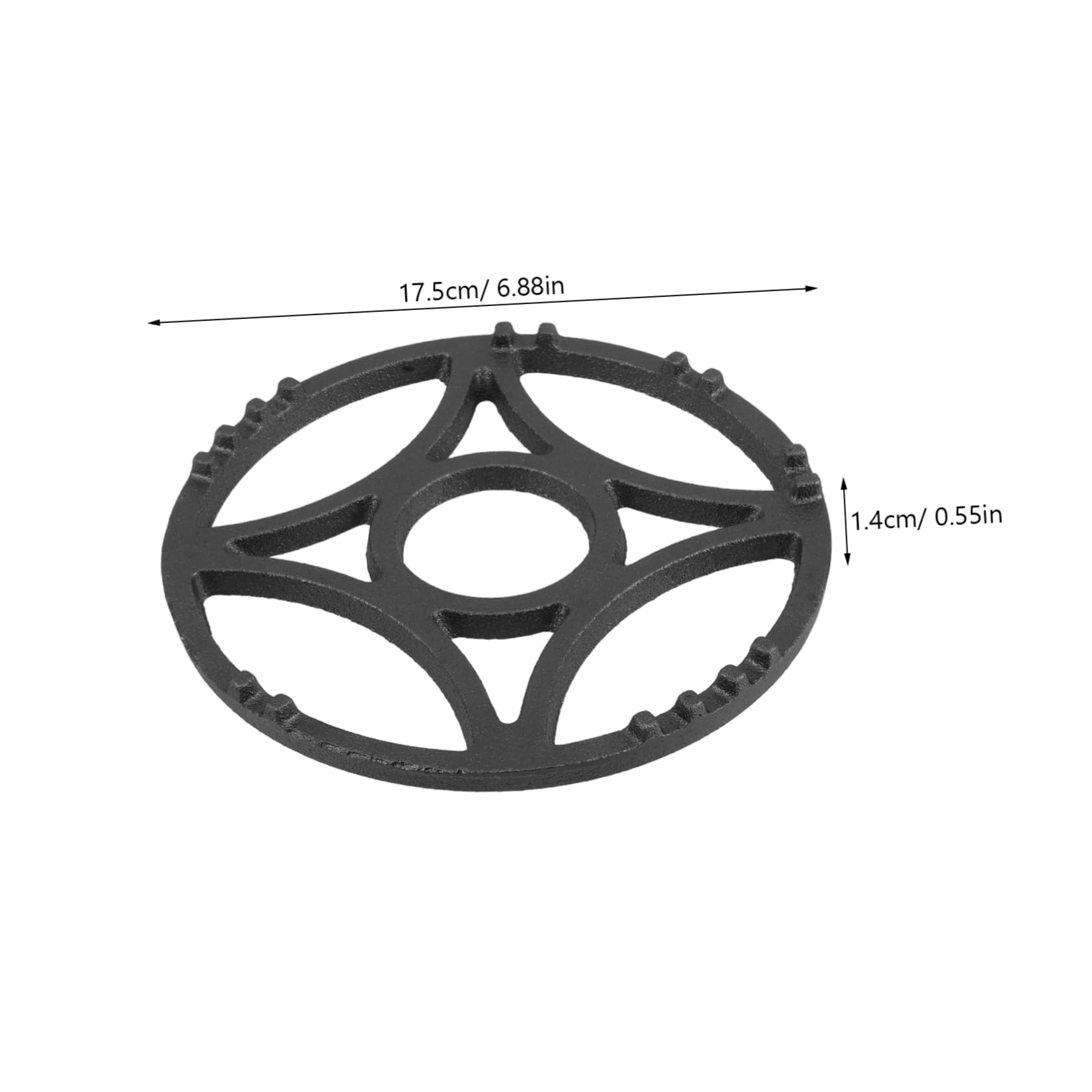 Anillo Wok para Quemador de Gas de Hierro Fundido 17, 5cm