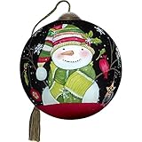 Ne'Qwa Decked Out for Christmas Snowman Ornament