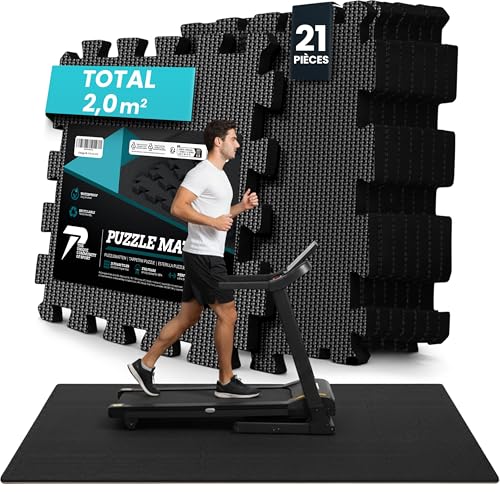 Tapis de Sport【Lot de 21 Tapis Puzzle】 EVA Tapis de Gym Antidérapant – Tapis de Sol a la...