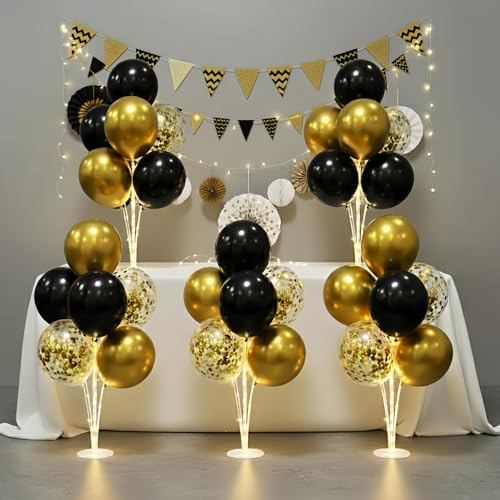 Image of Lightsfever 6 Sets LED Balloon Table Centerpieces for Party Decorations