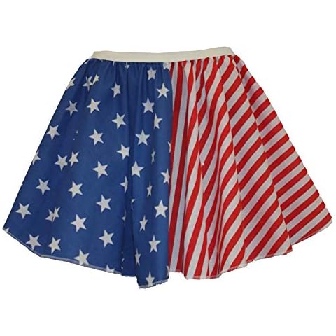 Dragons Den 15" Stars & Stripes Skater Skirt Cover