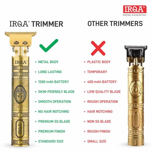 IRQA Golden Buddha Hair Trimmer,Electric Shaving Machine,Adjustable Blade Clipper,Body Trimmer,Trimmer Men Beard,Trimmers For Man,Shaver For Men T31 view 2
