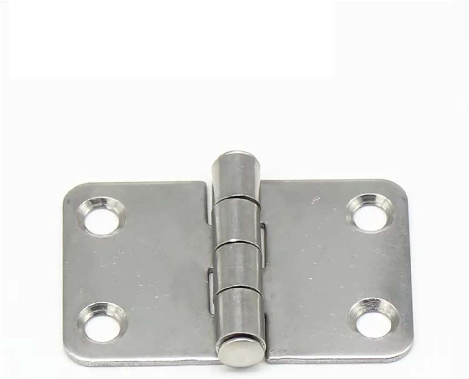180 Degree Load-Bearing Equipment Door Hinge Cabinet 304 Stainless Steel Flat Open Folding 1Pcs(304 Brushed)